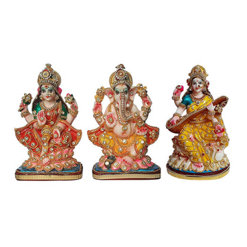 Laxmi Ganesh and Saraswati Idols