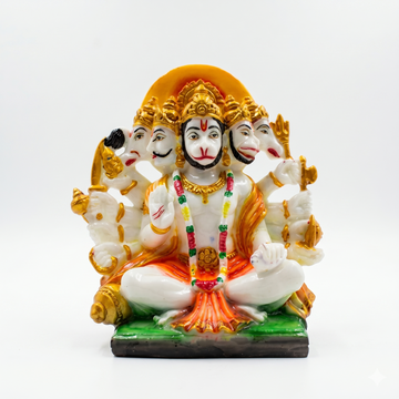 Punchmukhi and Hanuman idol