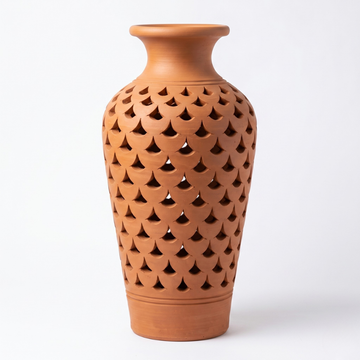 TERRACOTTA HANDICRAFT DHAAK POT
