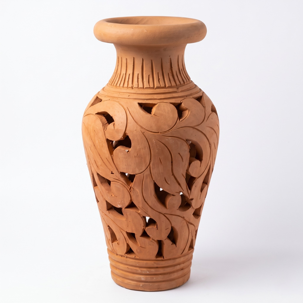 DHAAK POT TERRACOTTA HANDMADE
