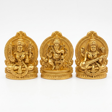 Laxmi Ganesh and Saraswati