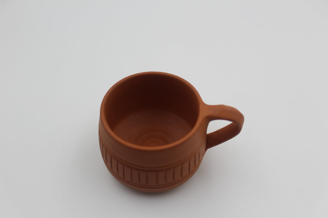 TERRCOTTA HANDICRAFT TEA CUP SET 6 -Natural Clay Kulhad