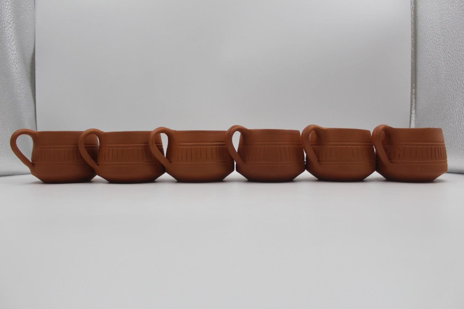 TERRCOTTA HANDICRAFT TEA CUP SET 6 -Natural Clay Kulhad