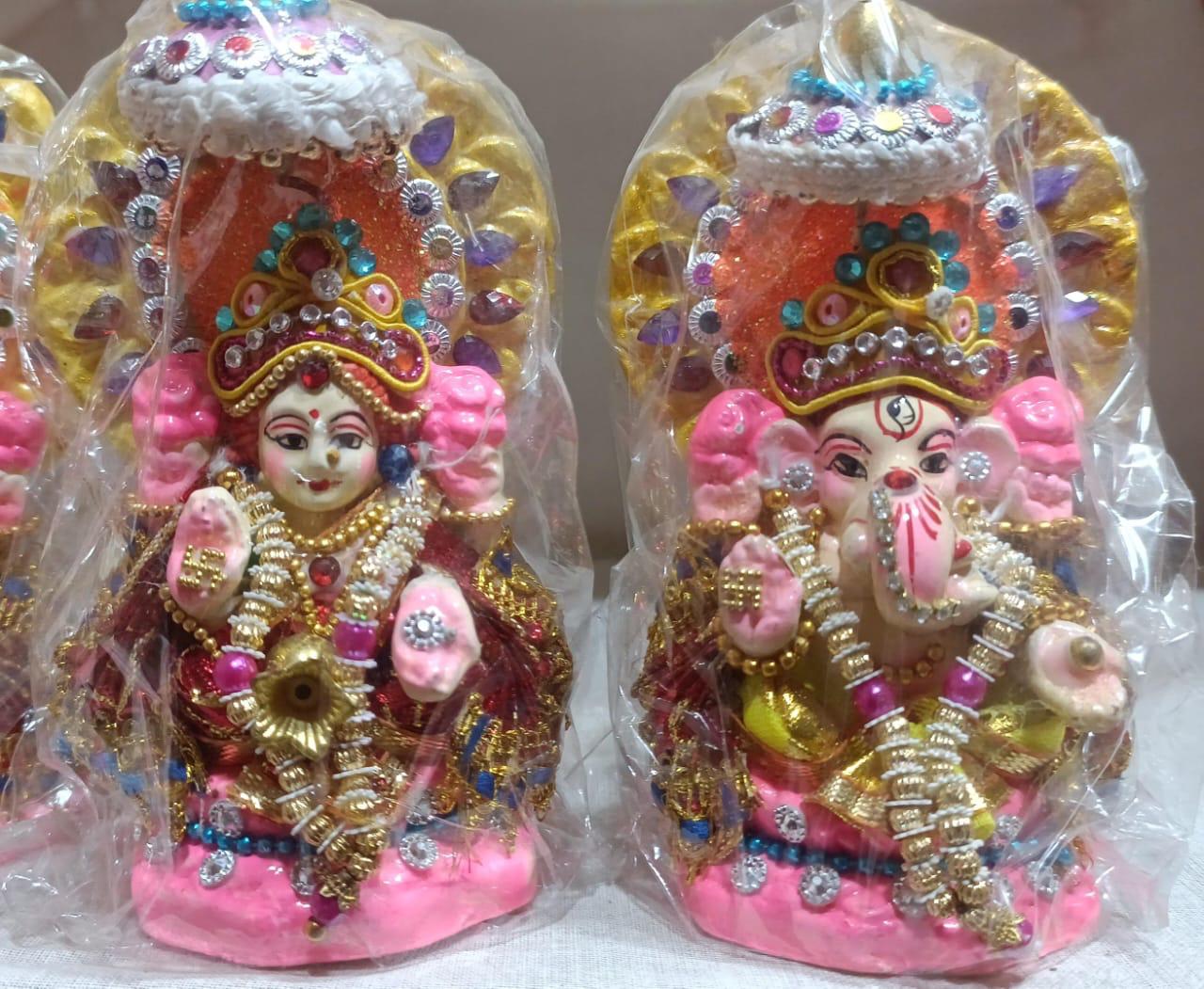 TERRACOTTA LAXMI GANESH DECORATION