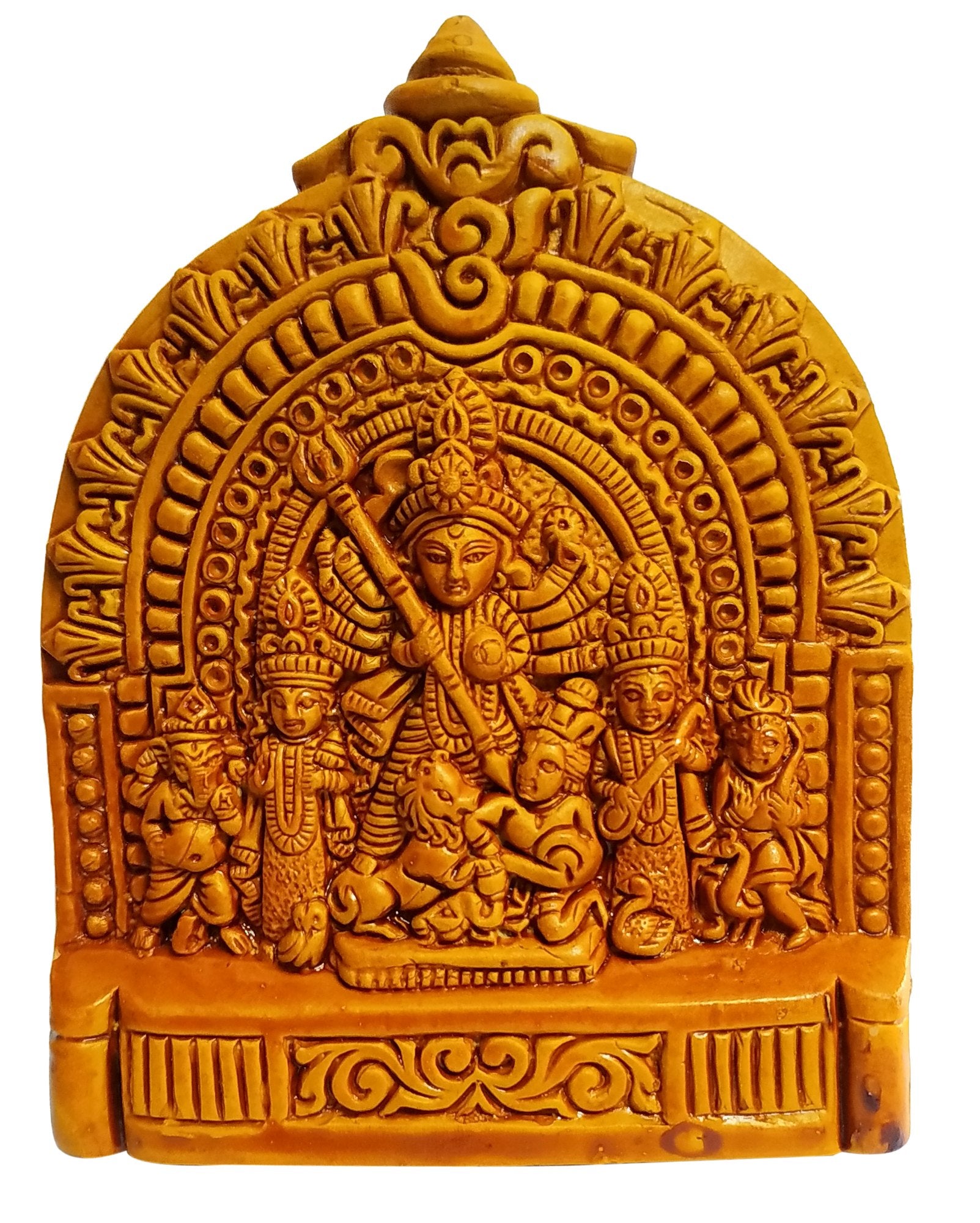 TERRACOTTA DURGA WALL HANGING