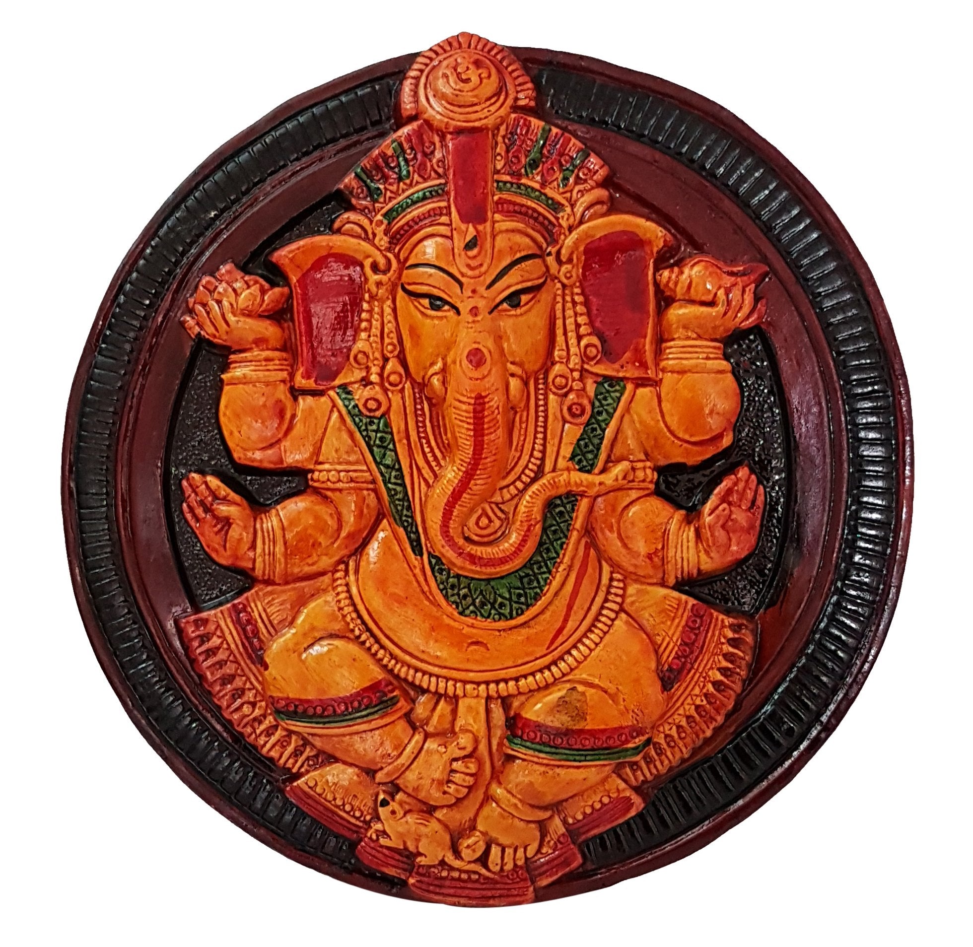 TERRACOTTA GANESH WALL HANGING