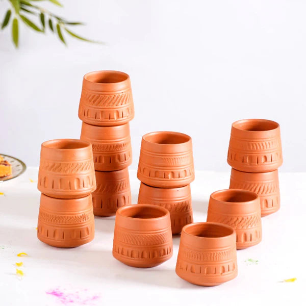 Engraved Terracotta Tumblers  100ml